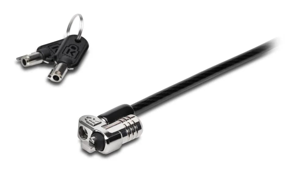 CABLU securitate KENSINGTON pt. notebook slot standard,cheie standard,conectare directa,1.8m, cablu otel ultra-carbon,permite pivotare si rotire, "MicroSaver 2.0" "K65020EU" — miniatură