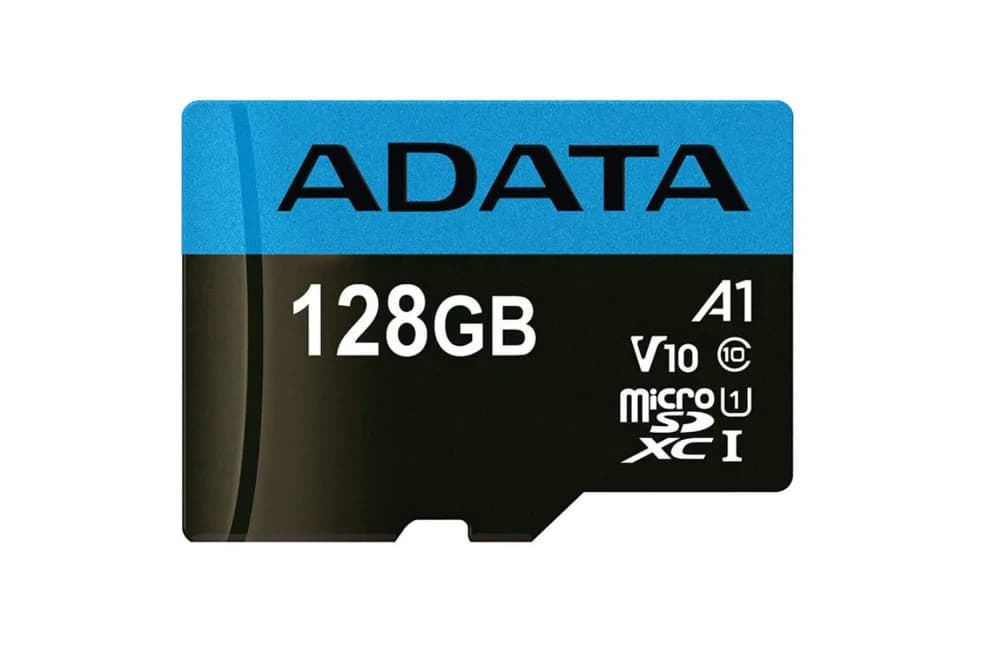 CARD MicroSD ADATA, 128 GB, MicroSDXC, clasa 10, standard UHS-I U1, "AUSDX128GUICL10A1" — miniatură