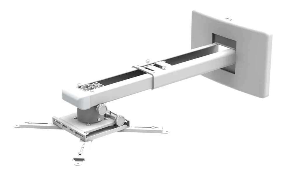 Suport videoproiector de perete Blackmount CT-PRB-11S, distanta perete-proiector 450-670mm, max.10kg, alb