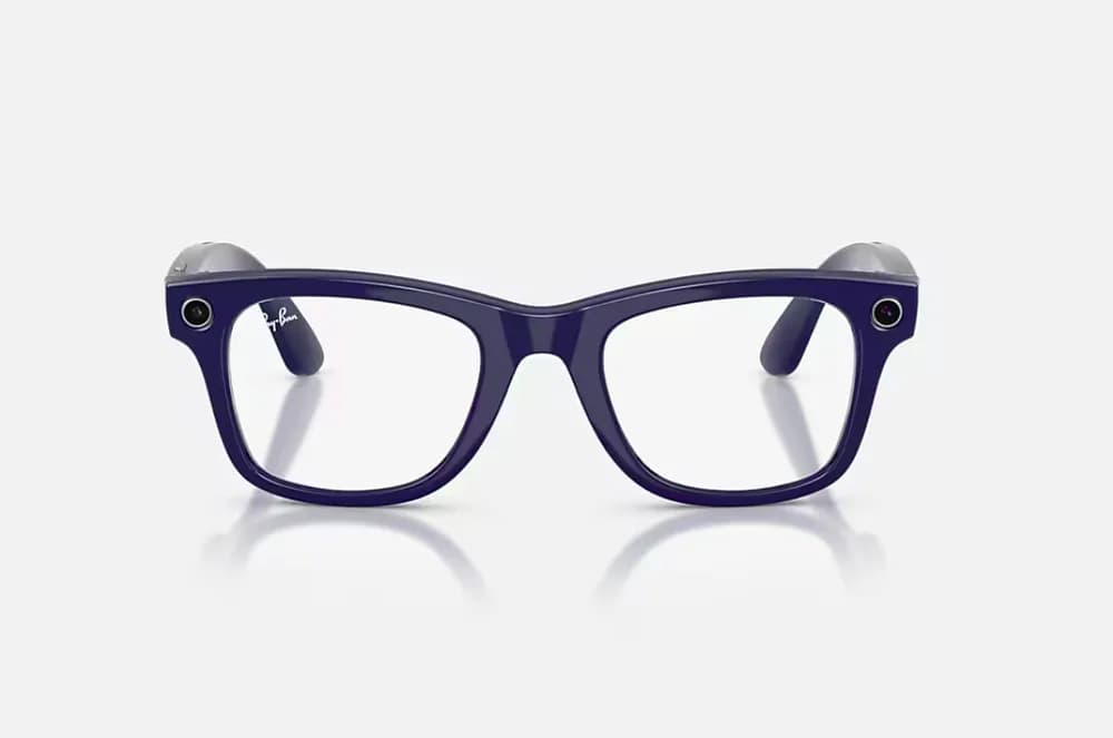 ORW4012 META WAYFARER High Bridge Fit - Shiny Cosmic Blue - Sapphire Transitions® Gen 2 — miniatură