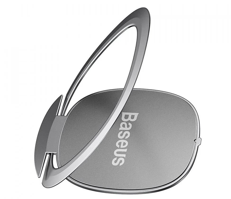 SUPORT Telefon Baseus Invisible, inel metalic pentru o prindere sigura si suport orizontal telefon, pliere 180 grade, grosime 2.1mm, aluminiu "SUYB-0S" - 6953156222991 — miniatură