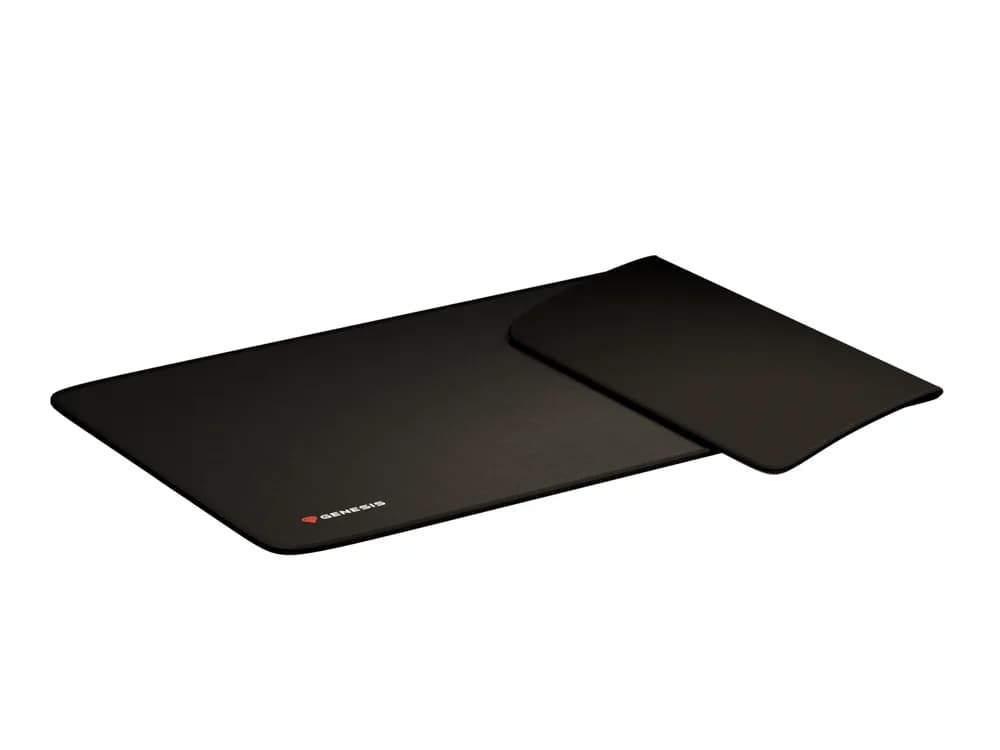 Mousepad Genesis Carbon 500 Maxi Logo, material cauciuc + textil, dimensiuni 900x450x2.5 mm, negru — miniatură