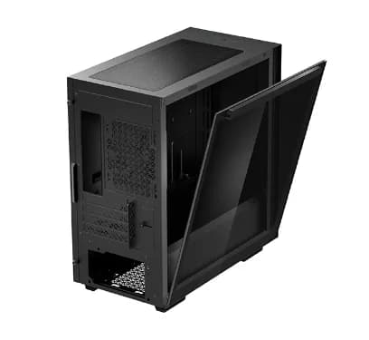 CARCASA DEEPCOOL MACUBE 110, Micro ATX, fara sursa, sticla securizata, 1 x fan, USB 3.0 x 2, Jack 3.5mm, mesh, "R-MACUBE110-BKNGM1N-G-1" — miniatură