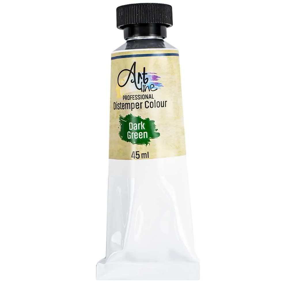 Tempera Art, VERDE, 45ml, 6 buc/set - ARTLINE — miniatură