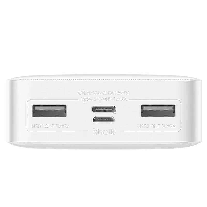 Baterie ext. Baseus Bipow, 20000mAh, alb — miniatură