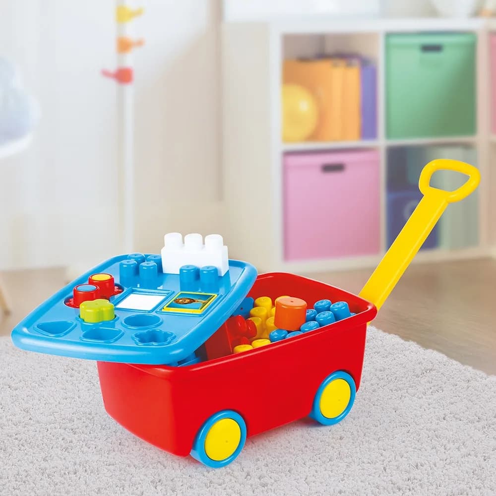 Carucior cu activitati, color, 18x40x26.5 cm - Dolu — miniatură