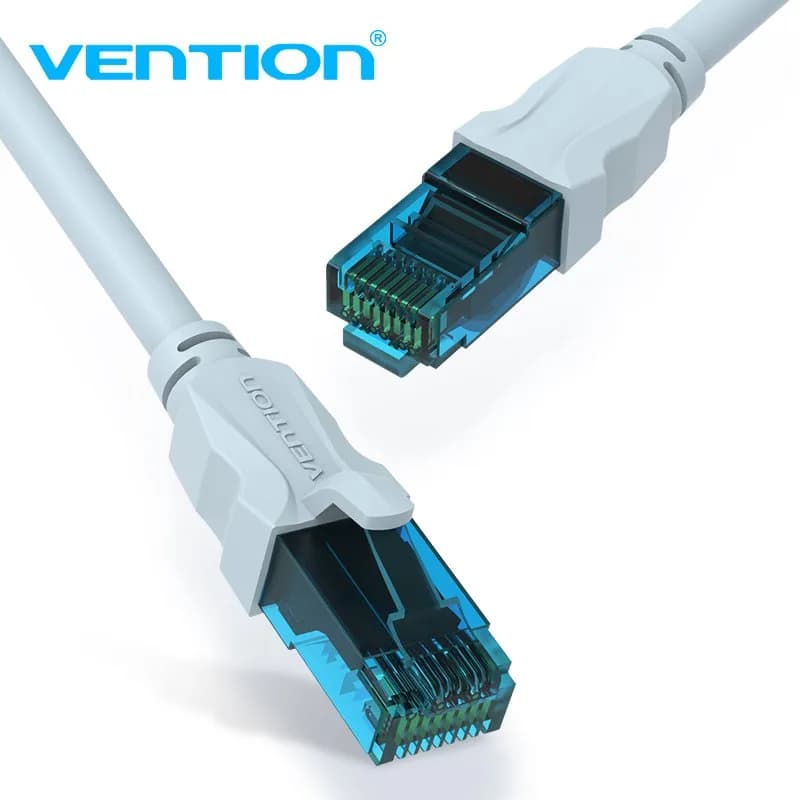 Patch cord UTP Vention, Cat. 5e, RJ-45 (T) la RJ-45 (T), 5m, 1 Gbps, 26AWG, albastru, "VAP-A10-S500" - 6922794718821