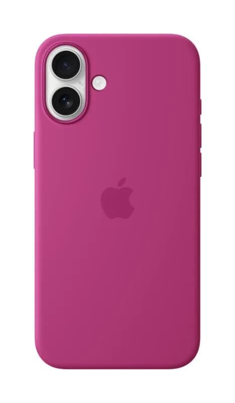 iPhone 16 Plus Silicone Case with MagSafe - Fuchsia