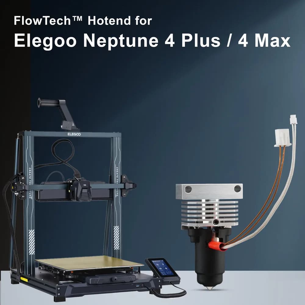 Hotend Microswiss FlowTech pentru ELEGOO Neptune 4 Plus / 4 Max — miniatură