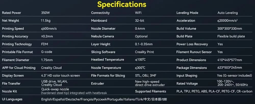 CREALITY ENDER-3 V3 PLUS 3D PRINTER — miniatură