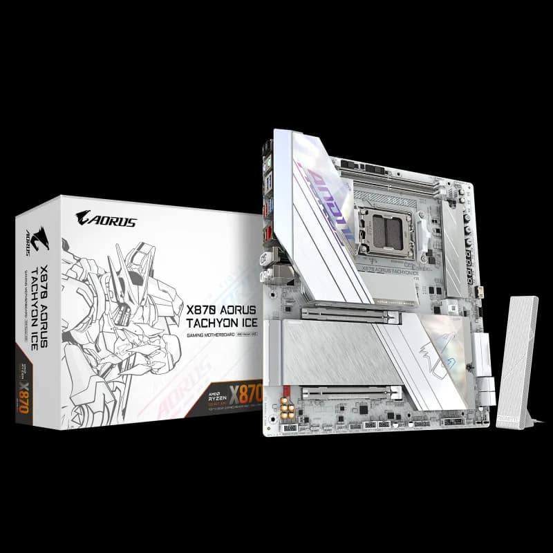 Placa de baza Gigabyte X870 AORUS TACHYON ICE, Socket AM5, DDR5, ATX