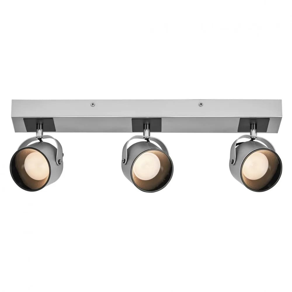 Spot LED triplu ajustabil Ledvance DECOR JUPITER, 16.5W, 1500 lm, lumina calda (3000K), IP20, 500x155x83mm, metal/policarbonat, Argintiu — miniatură