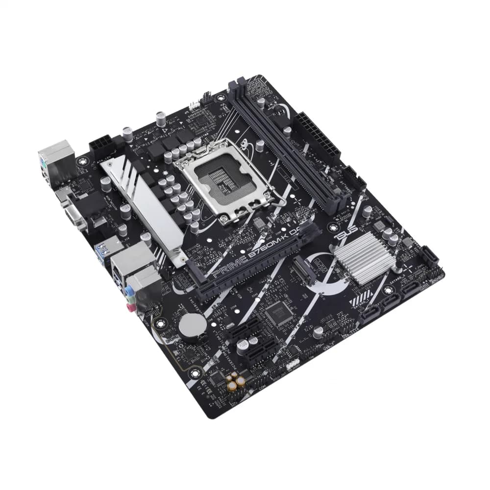 Placa de baza ASUS PRIME B760M-K D4, LGA 1700, DDR4, Micro-ATX — miniatură