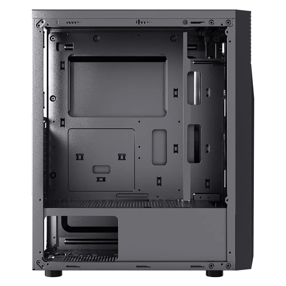 Carcasa SPACER WARRIOR, RGB, Mid Tower, Black — miniatură