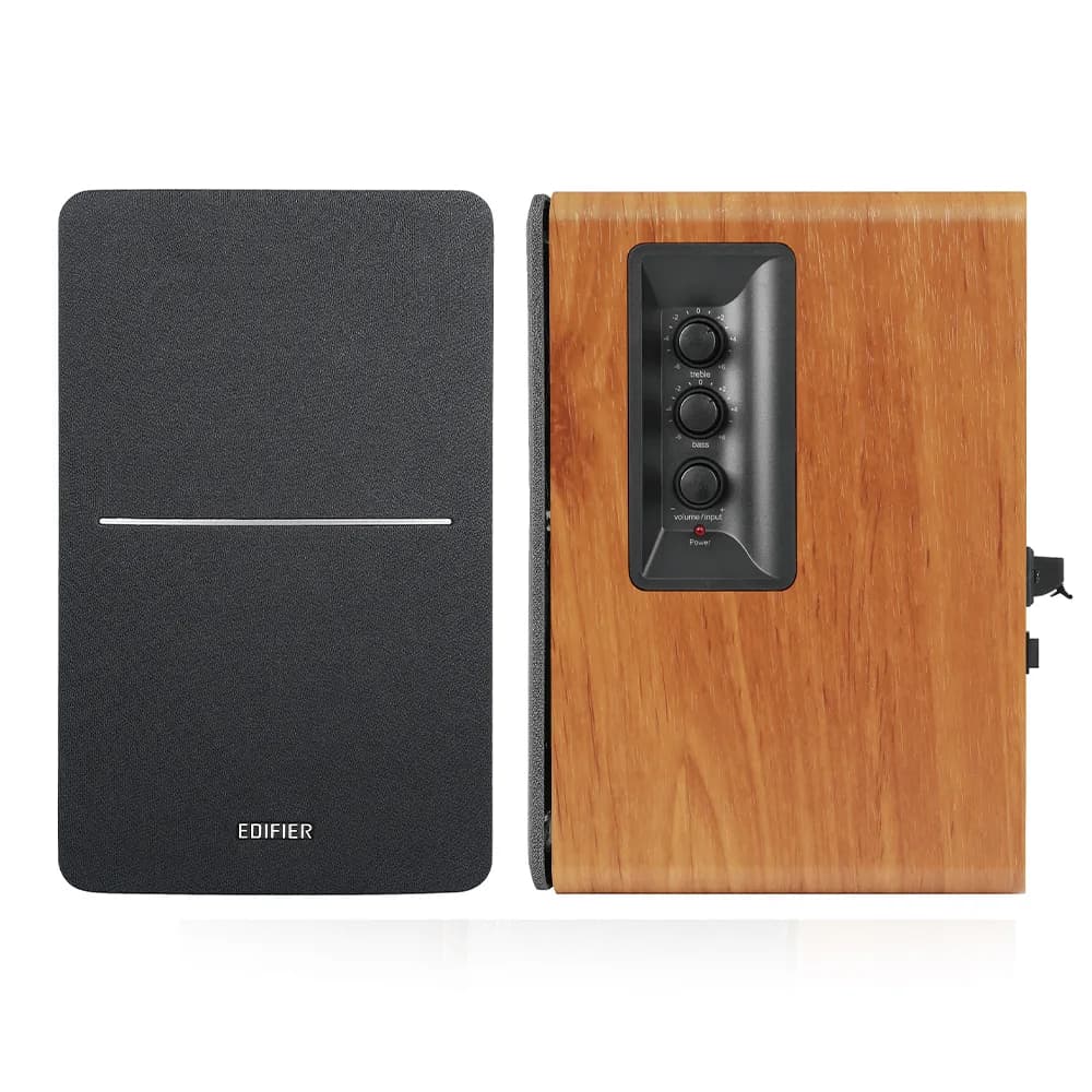 BOXE EDIFIER 2.0, RMS: 42W (2 x 21W), bluetooth, telecomanda wireless, volum, bass, treble, optical, sub-out, brown, "R1280DBS-BR" — miniatură