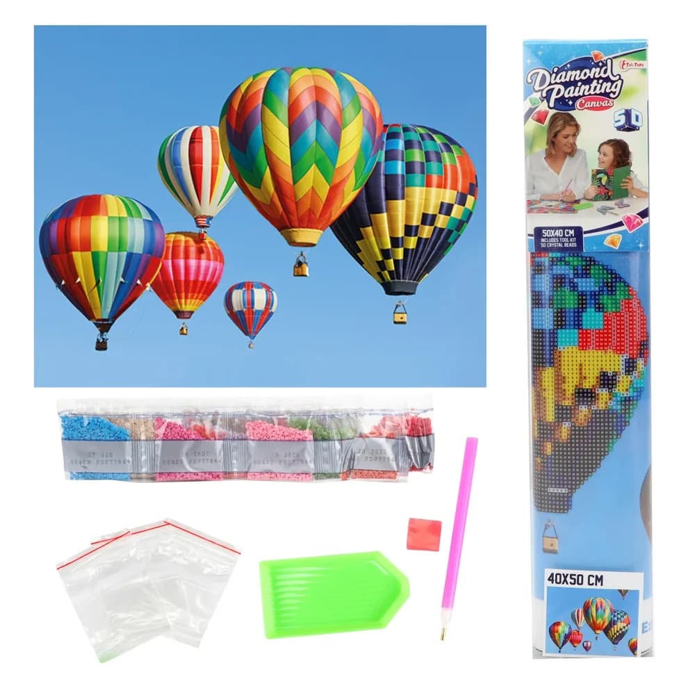 Set creatie cu diamante, 40x50 cm - Toi-Toys — miniatură