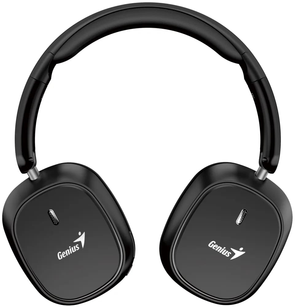 CASTI Genius, "HS-820BT", wireless, cu fir, standard, utilizare multimedia, smartphone, microfon pe casca, conectare prin Bluetooth 5.4, USB-C, negru, "31710038400" — miniatură