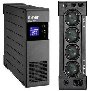 UPS Eaton "PRO 850", Line int., Tower/rack, 510 W, AVR, Schuko x 3, display LCD, back-up 1 - 10 min. "ELP850DIN"