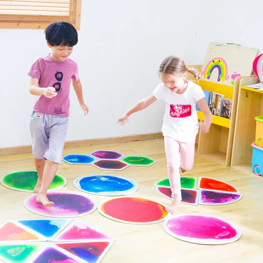 Placă cu lichid în formă de sfert de cerc (set de 4) — miniatură