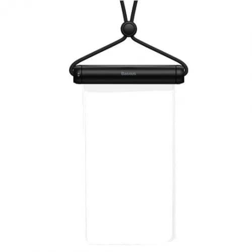 HUSA IMPERMEABILA Baseus, pentru smartphone diagonala maxima 7.2 inch, transparenta cu zip negru "FMYT000001" - 6932172610968
