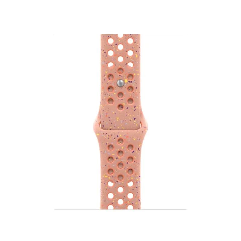 Curea pentru Apple Watch 42mm Alpenglow Pink Nike Sport Band - S/M