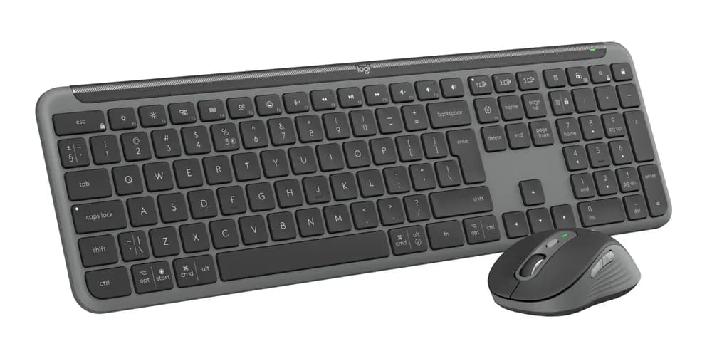 LOGITECH Signature Slim Combo MK950 for Business - GRAPHITE - US INTL - 2.4GHZ/BT - INTNL-973 "920-012508" — miniatură