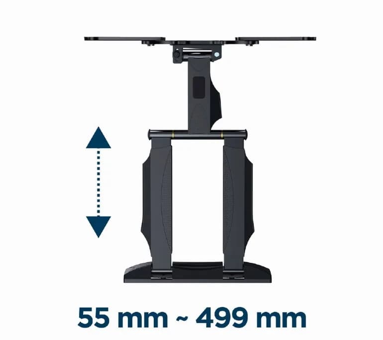 SUPORT de perete GEMBIRD, pt 1 TV/monitor, diag. max 32" - 55", full-motion, max 32 kg, "WM-55ST-01" — miniatură