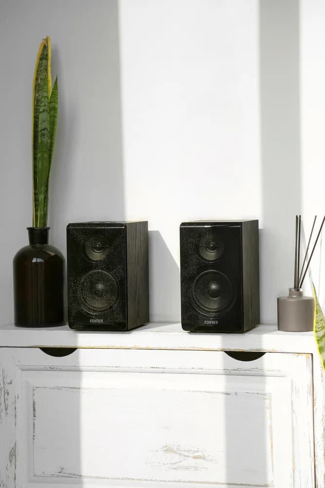 BOXE EDIFIER 2.0, RMS: 10W (2 x 5W), bluetooth, volum, 220V alimentare, black "R33BT-BK" — miniatură