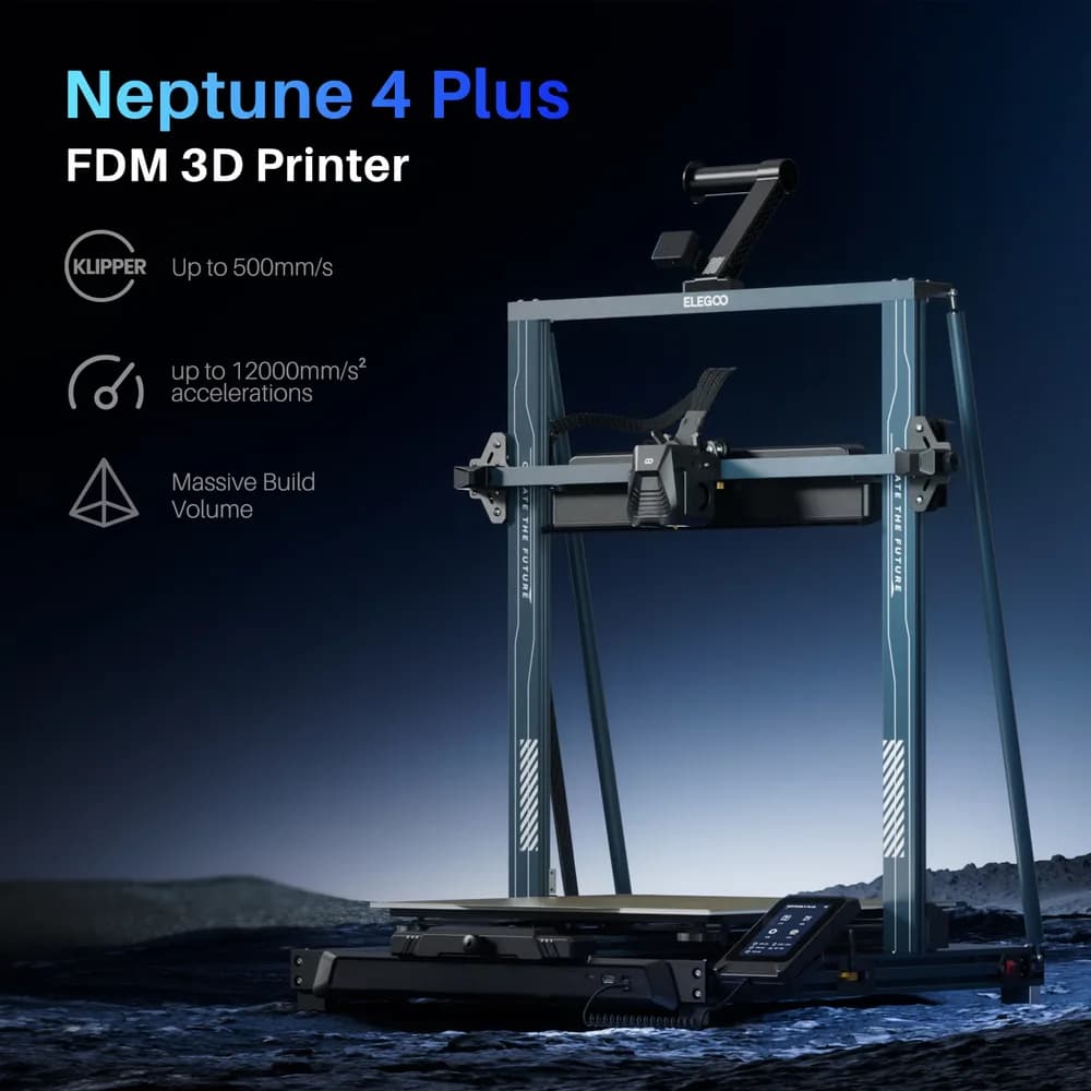Imprimantă 3D Elegoo Neptune 4 Plus — miniatură