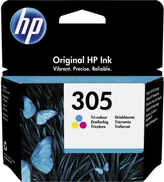 Cartus HP 305 Tri-color Original Ink, Cyan, Magenta, Yellow
