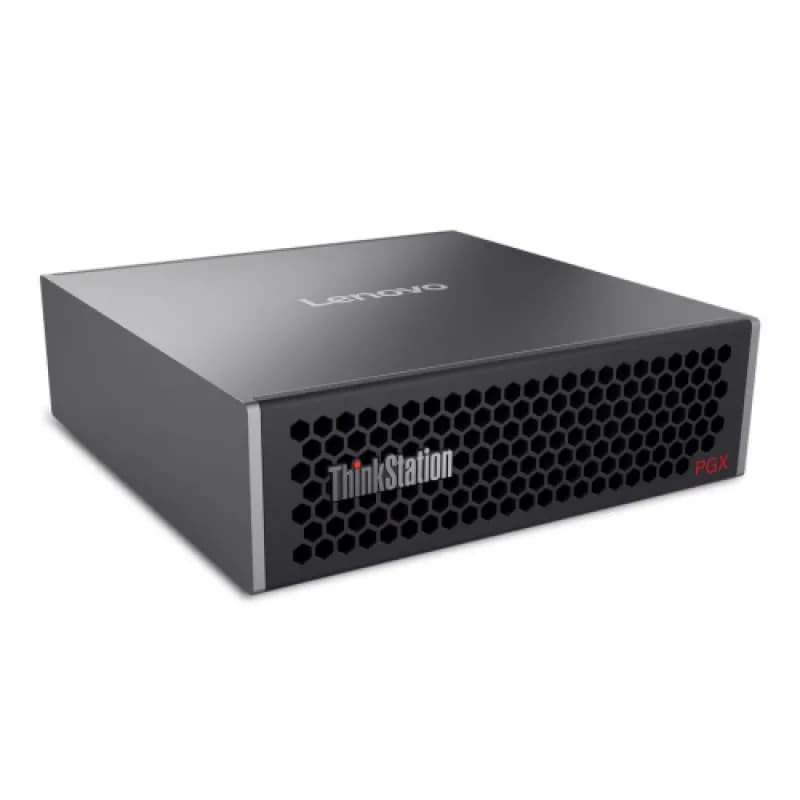 Desktop Workstation LENOVO ThinkStation PGX cu procesor Nvidia ARM 20-core Arm, 10 Cortex-X925 + 10 Cortex A725 pana la N/A, 128 GB LPDDR5X, 1TB, GB10 Blackwell GPU, NVIDIA DGX OS, Negru