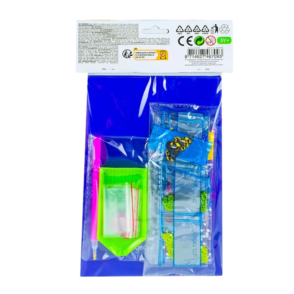 Set creatie cu diamante - Jurnal, 14.5x20.5 cm - Toi-Toys — miniatură
