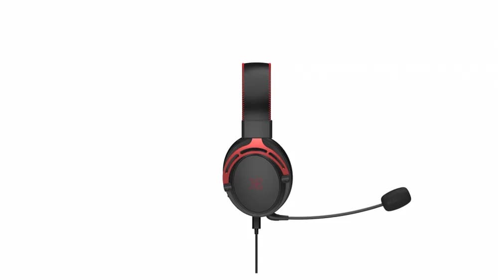 Căști de gaming Serioux Nimbus, cu mufă de 3,5 mm + USB 7.1, tip difuzor ∅53 mm, sensibilitate difuzor: 120 ± 3 dB, răspuns în frecvență: 20Hz-20KHz, Microfon: omnidirecțional, Sensibilitate microfon: -38 ± 3 dB, Impedanța microfonului: ≤ 2.2KΩ (maxim), Tensiune nominală: 5V, rosu-negru — miniatură