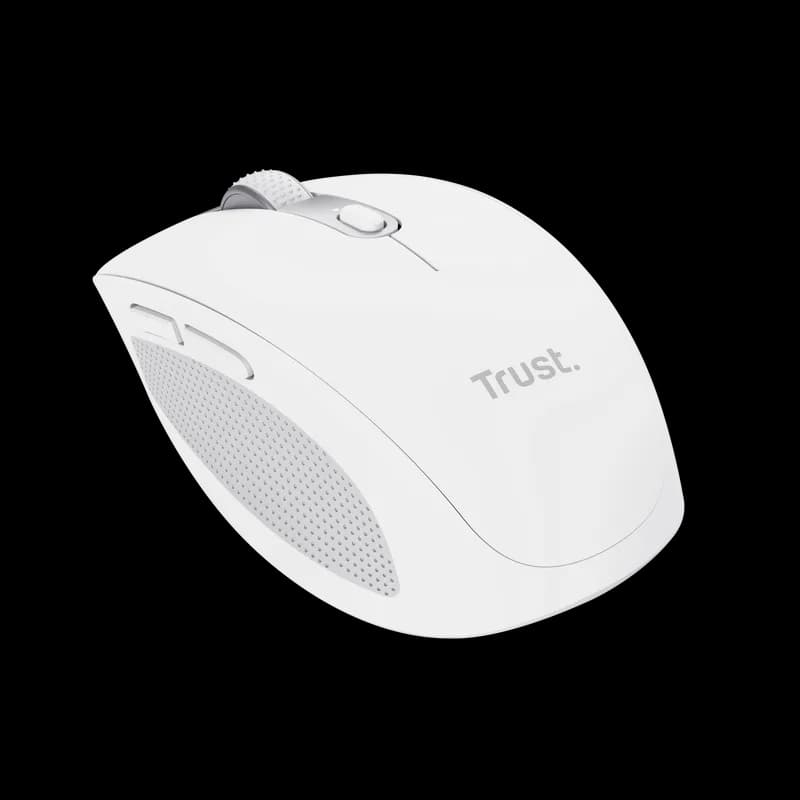 Mouse Wireless Trust Ozaa, 3200 dpi, Alb