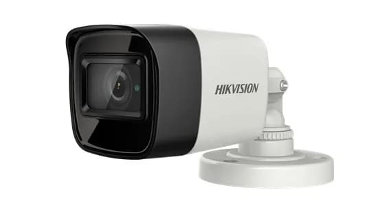CAMERA supraveghere HIKVISION bullet, pt. exterior, dist. IR 30 m, lentila fixa 2.8 mm, 5 Mpx, cu fir, carcasa metal, "DS-2CE16H8T-ITF2.8"