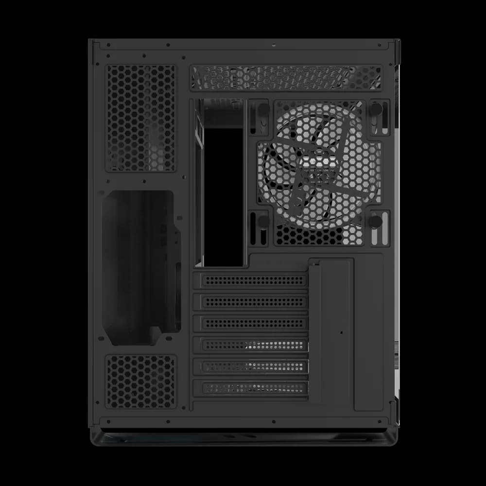 CARCASA PCCOOLER, Middle Tower, ATX, fara sursa, sticla securizata, 6 ventilatoare incluse, iluminare ARGB, alb, USB 3.2 gen 1 x 2, USB Type-C x 2, mic, audio, "C3 T500 ARGB BK" — miniatură