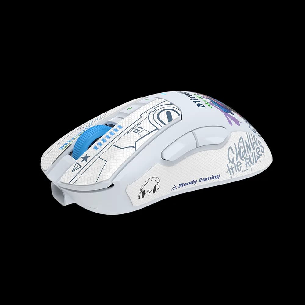 Mouse A4Tech, gaming, Bloody WaveLink Full Speed Dual Mode Wireless Nyx Mirage, "R73Pro Nyx Mirage" 4711421 002264 — miniatură