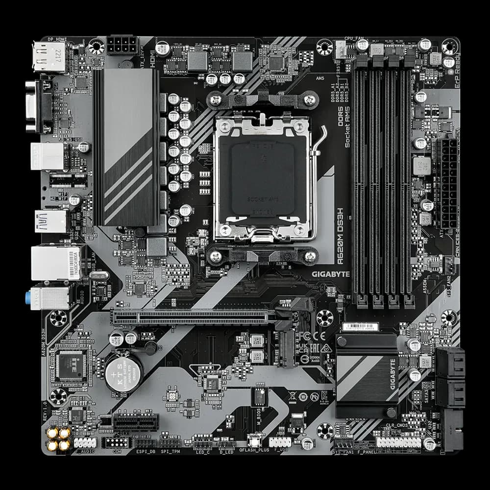 Placa de baza GIGABYTE A620M DS3H "A620M DS3H"