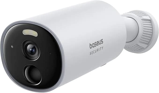 CAMERA IP Exterior Baseus B1, 2K QHD 2304 x 1296, acumulator integrat durata viata pana la 210 zile, unghi pana la 145 grade, IP67, dist. IR 30 m, tip lentila fixa 3 mm, 3 Mpx, wireless, mic, plastic, slot SD card, "S0SV002130"