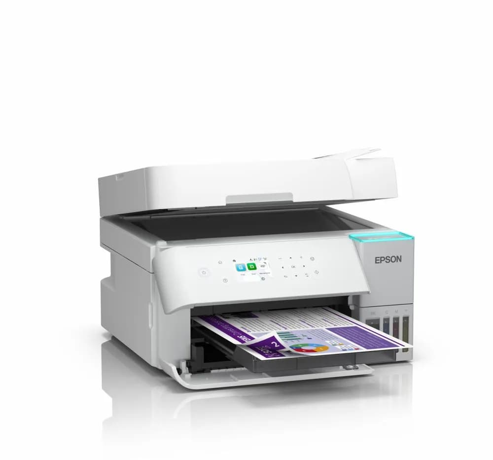 Multifunctional inkjet Epson EcoTank L6376, CISS, format A4, Color, Duplex, USB + LAN + Wi-Fi — miniatură