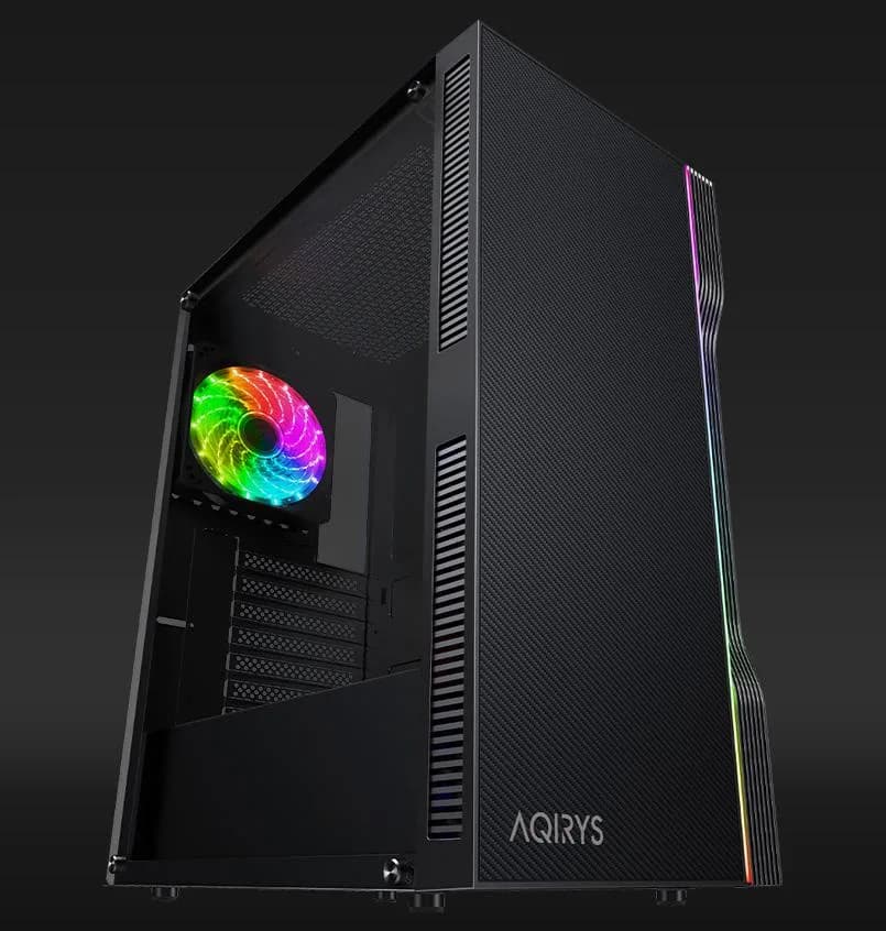 Carcasa AQYRIS ELECTRA Mid Tower ARGB NEGRU