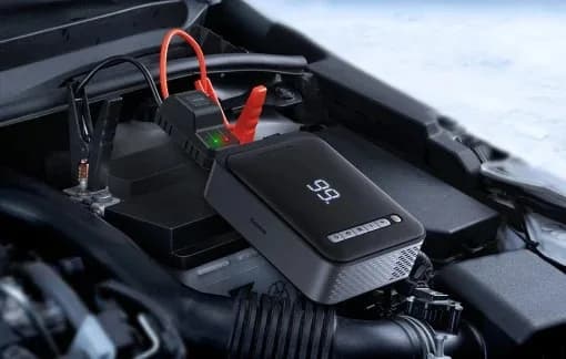 STARTER auto Baseus Super Energy, pentru pornire baterie auto 8000mAh, 1000A, USB, negru "CGCN000001" - 6932172616915 — miniatură