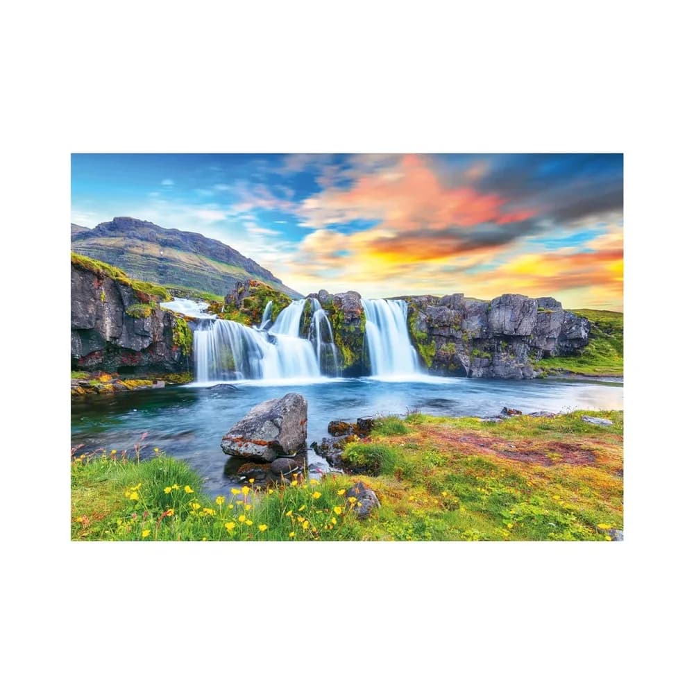 Puzzle 500 piese, Cascada Islanda - DINO TOYS — miniatură