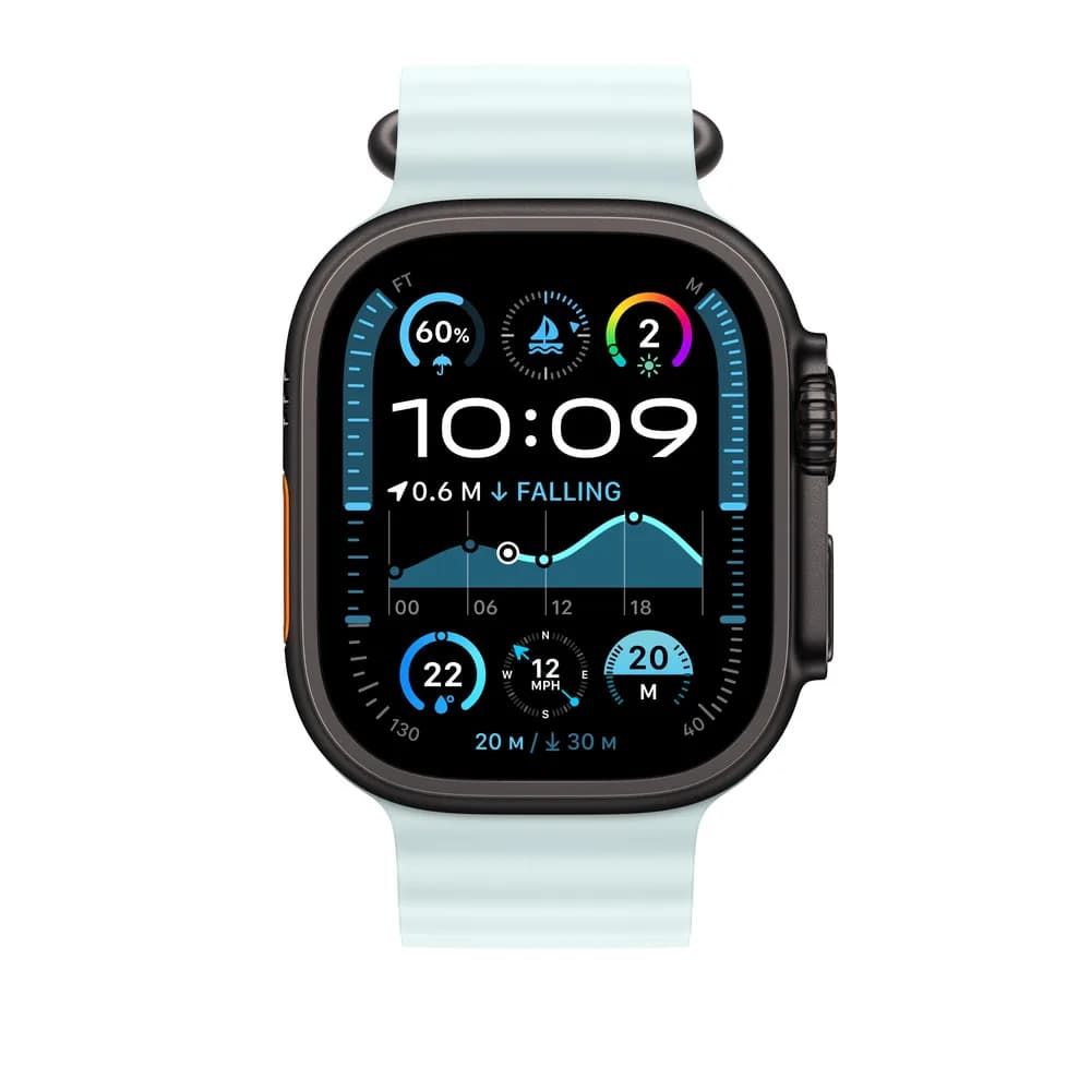 AW BAND 49MM OCEAN ICE BL BK TITANIUM XL "MYP93ZM/A" — miniatură