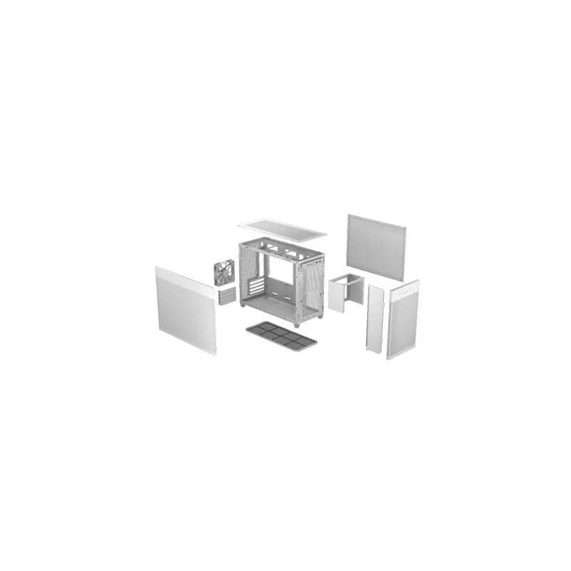Carcasa ASUS Prime AP201 MicroATX, Mini Tower, White — miniatură