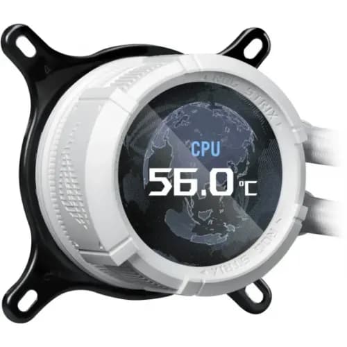 Cooler Procesor ASUS ROG Strix LC III 360 ARGB White Edition, Lichid, 12 cm, 3 ventilatoare, aRGB — miniatură