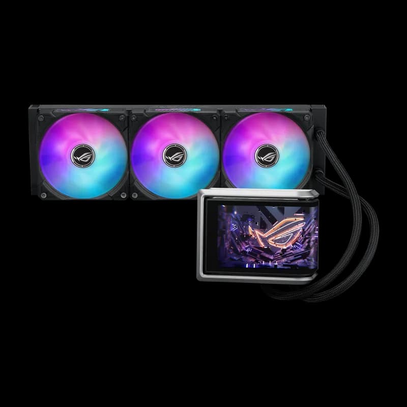 Cooler Procesor ASUS ROG RYUO IV 360 ARGB, Lichid, 12 cm, 3 ventilatoare, aRGB
