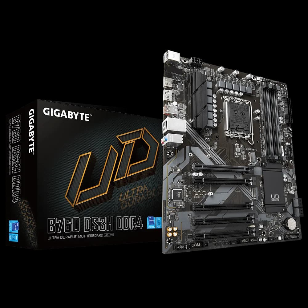 Placa de baza Gigabyte B760 DS3H, LGA 1700, DDR4, ATX