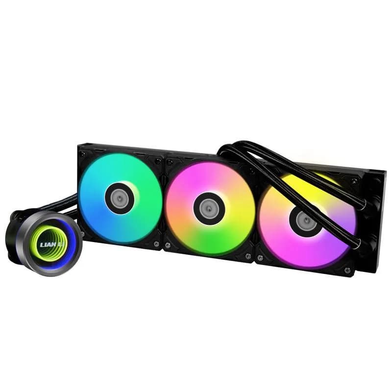 Cooler Procesor LIAN LI GA II TRINITY, Aer, 12 cm, 3 ventilatoare, aRGB