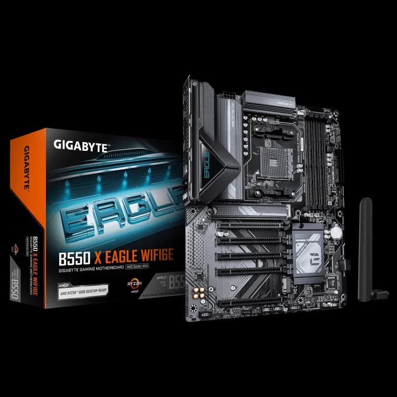 Placa de baza Gigabyte B550 X EAGLE WIFI6E, Socket AM4, DDR4, ATX